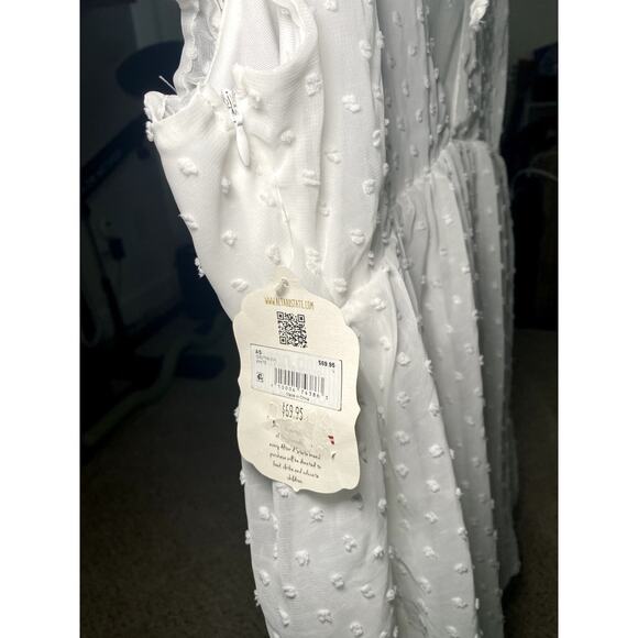 Alterd State - White Polka Dot - Ruffle Tie Dress - Picture 14 of 14